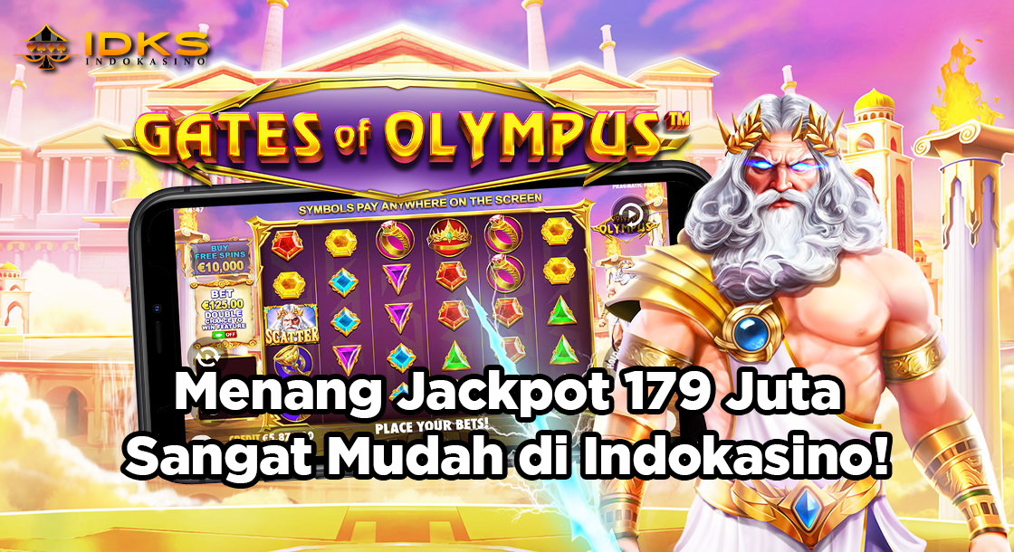 Kisah Sukses Member Menang 179 Juta Bermain Slot di Indokasino dengan Provider Pragmatic Play Nexus Gate of Olympus